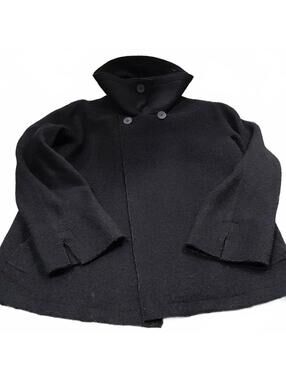 "Hilary Radley Studio" Sz.S, Georgous,Warm Black Women's Wool Peacoat Jacket...